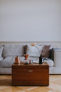 Westoba Home Equity Loans Coffee Table in front of a couch