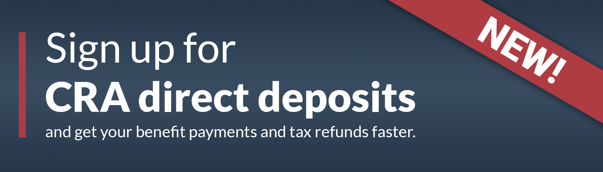 CRA direct deposit