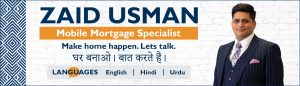 Zaid Usman, Mobile Mortgage Specialist for Winnipeg
