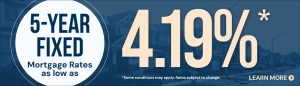 5 Year Fixed Rate - 4.19%