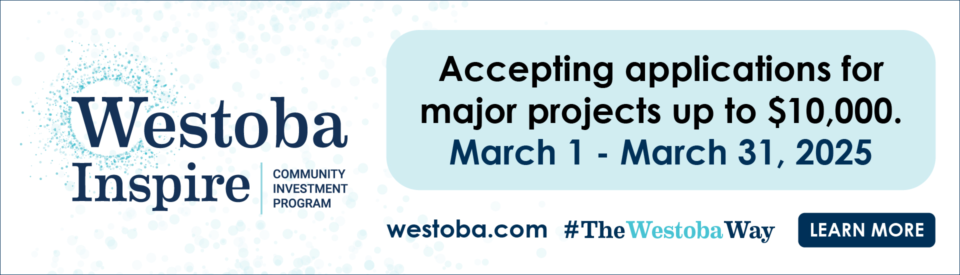 Westoba Inspire Accepting Applications for Funding